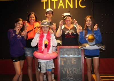 Titanic group after escape at DOA Escape Room